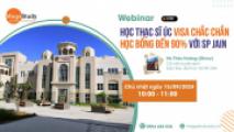 Webinar “Học thạc sĩ Úc visa chắc chắn, học bổng đến 90% tại SP Jain”